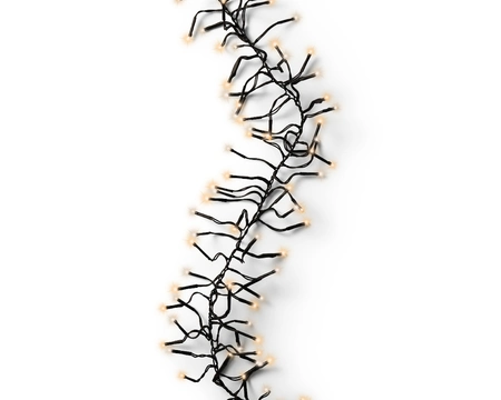 Lumineo cluster kerstverlichting | 448 LED | 4.2 meter | warm wit en klassiek warm - afbeelding 2