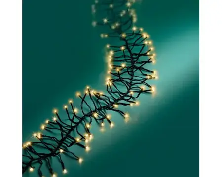 Lumineo cluster kerstverlichting | 588 LED | 5.5 meter | soft gold - afbeelding 2