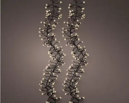 Lumineo cluster kerstverlichting | 588 LED | 5.5 meter | soft gold - afbeelding 6