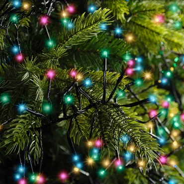 Lumineo cluster kerstverlichting | 768 LED | 6 meter | soft multi colour - afbeelding 5