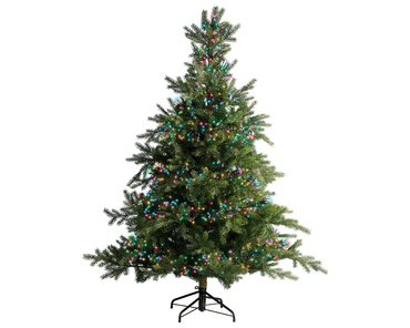 Lumineo cluster kerstverlichting | 768 LED | 6 meter | soft multi colour - afbeelding 4