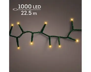 Lumineo compact kerstverlichting | 1000 LED | 22,5 meter | klassiek warm - afbeelding 3