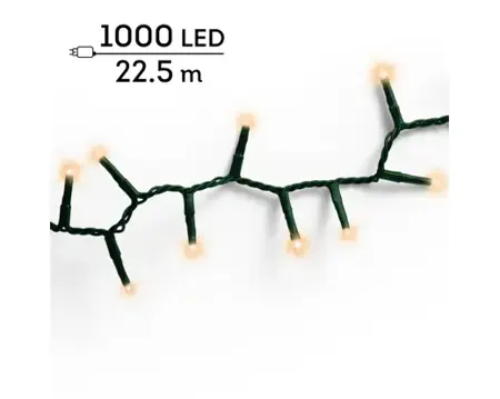 Lumineo compact kerstverlichting | 1000 LED | 22.5 meter | klassiek warm - afbeelding 4