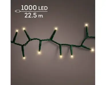 Lumineo compact kerstverlichting | 1000 LED | 22.5 meter | soft gold - afbeelding 3