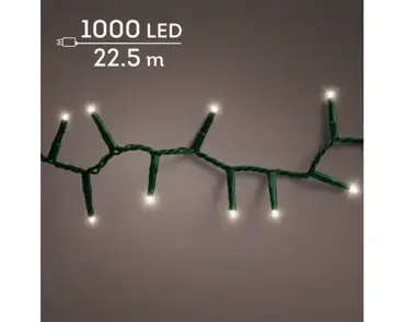 Lumineo compact kerstverlichting | 1000 LED | 22.5 meter | warm wit - afbeelding 3