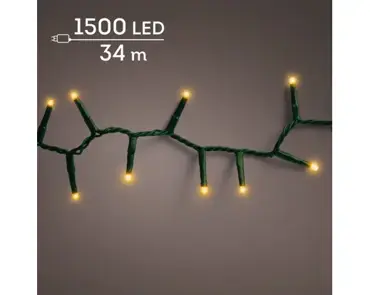 Lumineo compact kerstverlichting | 1500 LED | 34 meter | klassiek warm - afbeelding 3