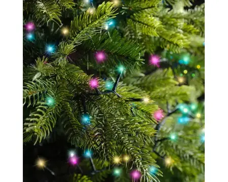 Lumineo compact kerstverlichting | 1500 LED | 34 meter | soft multi colour - afbeelding 8