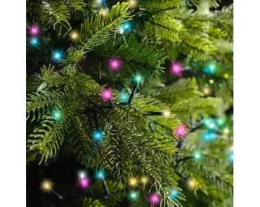 Lumineo compact kerstverlichting | 1500 LED | 34 meter | soft multi colour - afbeelding 8