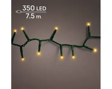 Lumineo compact kerstverlichting | 350 LED | 7,5 meter | klassiek warm - afbeelding 3