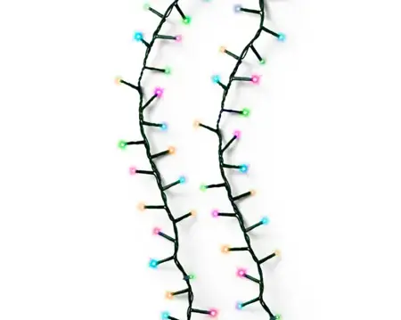 Lumineo compact kerstverlichting | 350 LED | 7.5 meter | soft multi colour - afbeelding 4