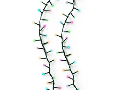 Lumineo compact kerstverlichting | 350 LED | 7.5 meter | soft multi colour - afbeelding 4