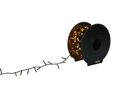 Lumineo compact kerstverlichting | 500 LED | 15 meter | soft gold - afbeelding 2