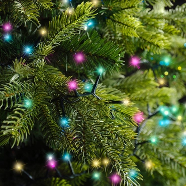 Lumineo compact kerstverlichting | 750 LED | 16 meter | soft multi colour - afbeelding 7