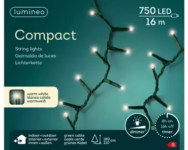 Compact rice led l1600cm -750l warm wit