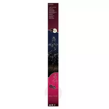 Kerstverlichting Led light-up boom | l135cm x 240 lampjes | warm wit