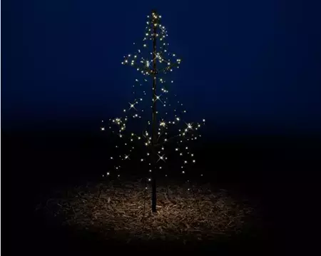 Lumineo Kerstverlichting Led light-up boom | l135cm x 240 lampjes | warm wit - afbeelding 4