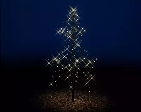 Lumineo Kerstverlichting Led light-up boom | l135cm x 240 lampjes | warm wit - afbeelding 5