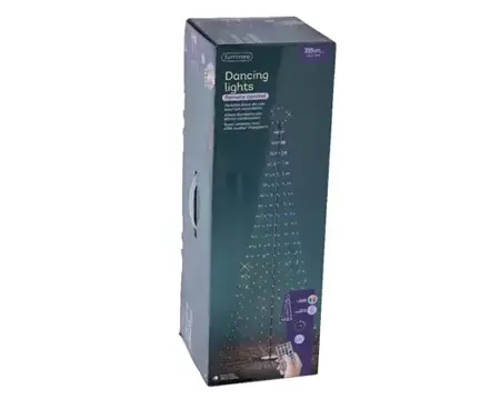 Lumineo led boom 100x240cm zwart/colour change - afbeelding 1