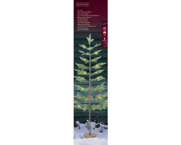 Lumineo led boom | 89 LED | 1.5 meter | groen/soft gold - afbeelding 1