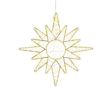 Lumineo led frame | 359 LED | 39 centimeter | goud/warm wit - afbeelding 2