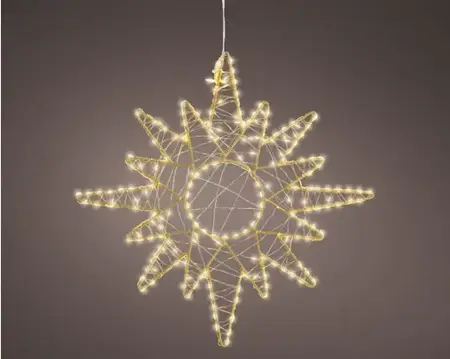 Lumineo led frame | 359 LED | 39 centimeter | goud/warm wit - afbeelding 3