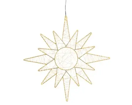 Lumineo led frame | 750 LED | 69 centimeter | goud/warm wit - afbeelding 2