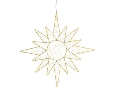 Lumineo led frame | 750 LED | 69 centimeter | goud/warm wit - afbeelding 2