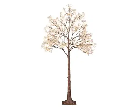 Lumineo ledboom bloem buit | 144 LED | 1.5 meter | warm wit - afbeelding 2