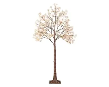 Lumineo ledboom bloem buit 150cm-144led warm wit - afbeelding 2