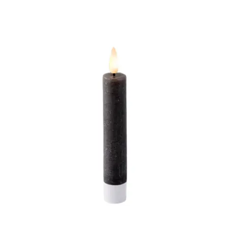 Lumineo leddinerkaars d2h14cm 2st grijs - afbeelding 1