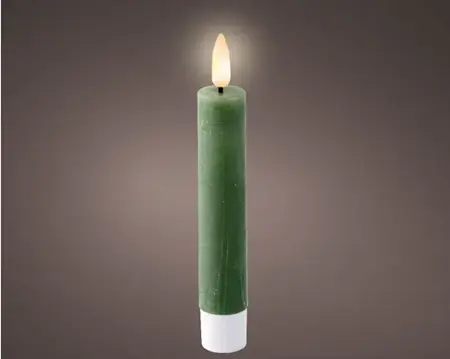 Lumineo leddinerkaars d2h14cm 2st groen - afbeelding 2
