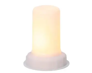 Lumineo ledkaars d7.5h9.5cm wit/flame - afbeelding 2