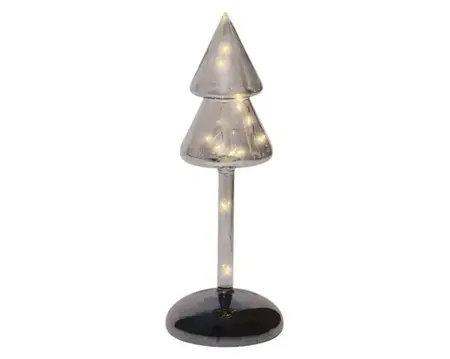 Lumineo micro led boom 24cm-12l grijs/warm wit - afbeelding 1