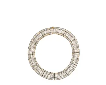 Lumineo micro led krans | 116x16 centimeter | 1800 LED | klassiek warm - afbeelding 2