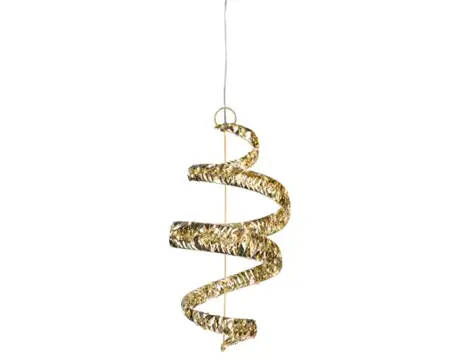 Lumineo Micro led spiraal 28x63cm 300led goud/warm wit - afbeelding 1