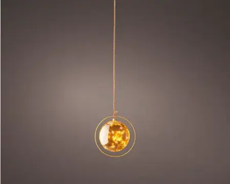 Lumineo microled bal 20cm amber/klassiek warm - afbeelding 4
