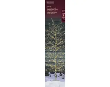 Lumineo microled boom | 1755 LED | 1.8 meter | goud/warm wit/klassiek warm - afbeelding 1