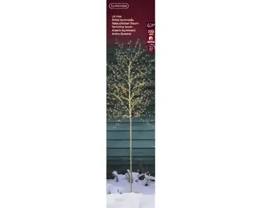 Lumineo microled boom 180cm-720l goud/warm wit/klassiek warm - afbeelding 3