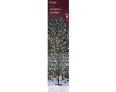 Lumineo Microled boom 40x180cm zwart/klassiek warm - afbeelding 1