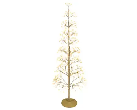 Lumineo Microled boom 45x120cm-448led goud/warm wit/klassiek warm - afbeelding 3
