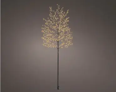 Lumineo microled boom kort | 720 LED | 1.8 meter | zwart/klassiek warm - afbeelding 2