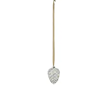 Lumineo microled dennenappel 15cm helder/warm wit - afbeelding 3