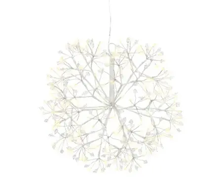 Lumineo microled ster 35cm-192l wit/warm wit - afbeelding 2