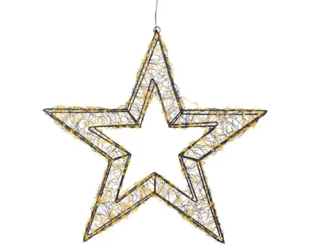 Lumineo microled ster | 720 LED | 58x7centimeter | klassiek warm - afbeelding 2