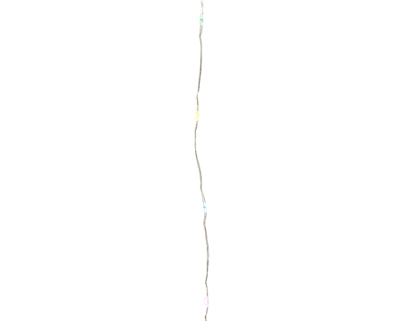 Lumineo Microled string 95cm zilver/zacht multi colour