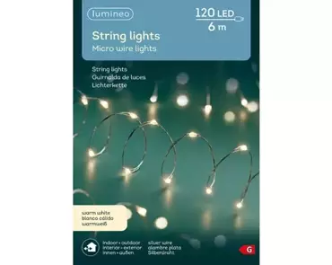 Lumineo MicroLED Verlichting Buiten 6 Meter 120 Lampjes - afbeelding 8