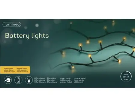 Lumineo mincroled basic light | 710 centimeter | 272 LED | groen/klassiek warm - afbeelding 5