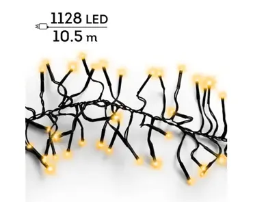 Lumnineo led Cluster twinkel | 10.5 meter | 1128 LED | klassiek warm - afbeelding 6