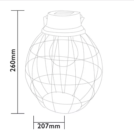 Luxform Solar draadlamp sheffield - afbeelding 5