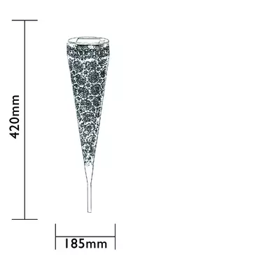 Luxform Solar metal torch Guernsey - afbeelding 5